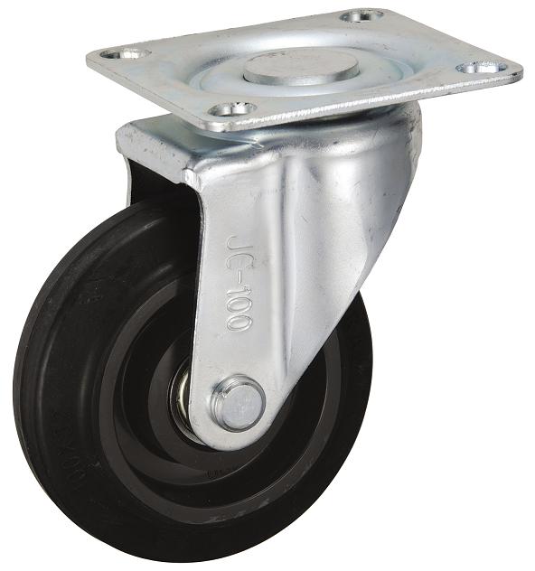 岐阜産研工業(ウカイ) PCJCタイプ 静流タイプ サイズ100mm 旋回キャスター PCJC-100