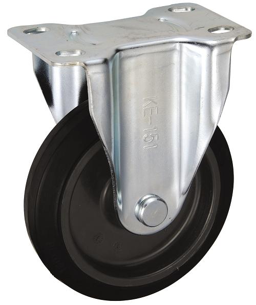 岐阜産研工業(ウカイ) PCKEタイプ 静流タイプ サイズ150mm 固定キャスター PCKE-151