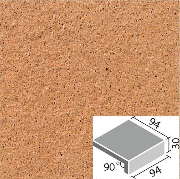 ピアッツア OXシリーズ 100mm角垂れ付き段鼻 PI-101/14