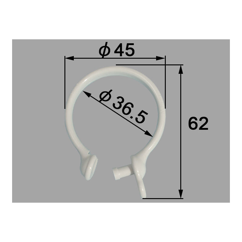 シャワーカーテン用リング(1個) R2233