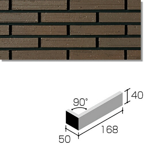 ニッタイ工業株式会社 外装壁タイル ラフネスボーダー(接着剤張り工法) RNES-6H-30 ボーダー標準曲り(接着)