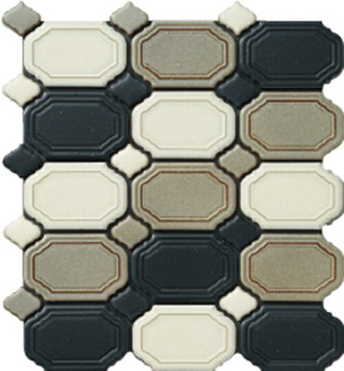 ニッタイ工業株式会社 アートモザイク コレクション レベリ REV-MIX3 異形平(ユニット)MIX