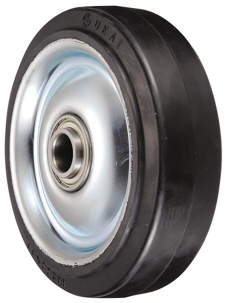 岐阜産研工業(ウカイ) RGタイプ 車輪 サイズ200mm 重荷重用ポリブタジェンゴム車輪 RG-200