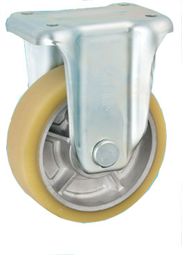 岐阜産研工業(ウカイ) RUKH型 リッチウレタンキャスター 固定キャスター サイズ150mm RUKH-150