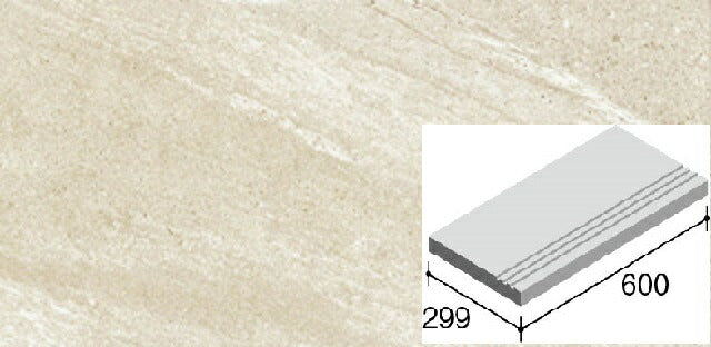 ニッタイ工業株式会社 床タイル スカラー SCL-36K-20 階段300×600<準>