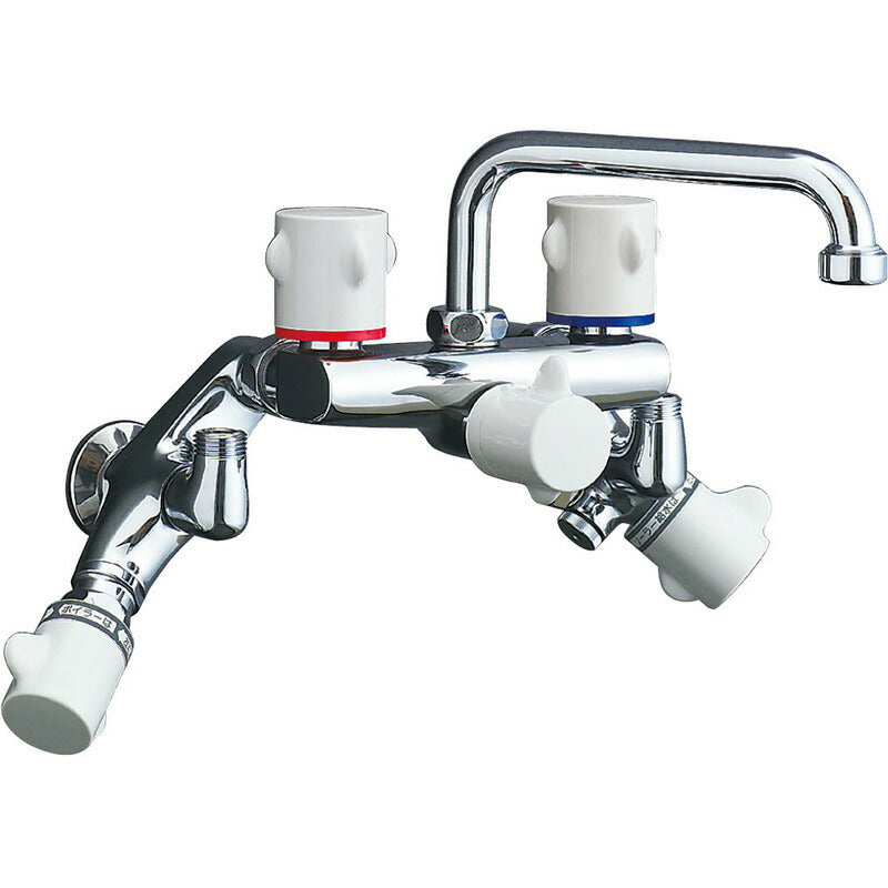 他熱源併用タイプ(一時止水)太陽熱温水器用 2ハンドル混合水栓 SF-M415HS
