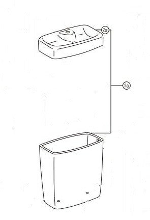 ロータンクフタ+タンク T-880/BN8