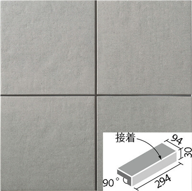 陶墨染2(とうぼくせん) 300x100mm角垂れ付き段鼻(接着) TBKN-301/1
