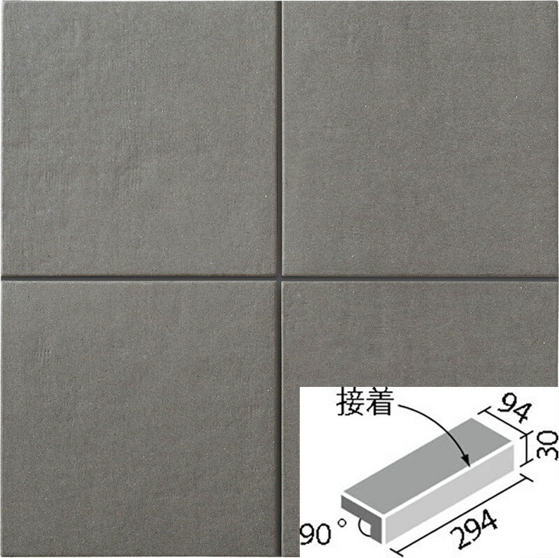 陶墨染2(とうぼくせん) 300x100mm角垂れ付き段鼻(接着) TBKN-301/2