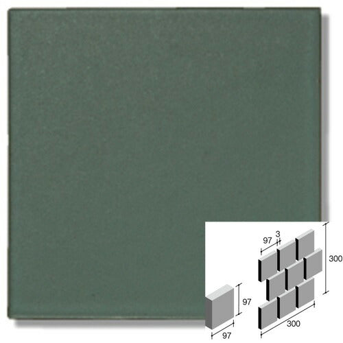 ニッタイ工業株式会社 アートモザイク コレクション トランク TRA-06RU 平(100角)レンガ張り(ユニット)