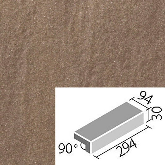 外装床タイル アレス  300x100mm角垂れ付き段鼻  ALS-301/10