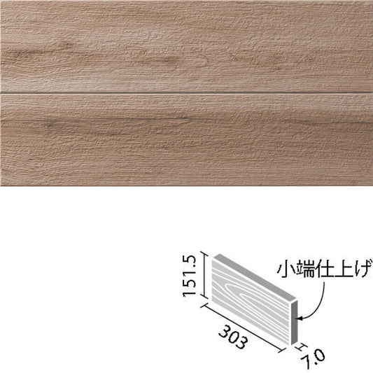 アレルピュア ウォール  ビンテージオーク  303x151角片面小端仕上げ(短辺)  ARW-3151T/OAK4(R)-B［バラ］