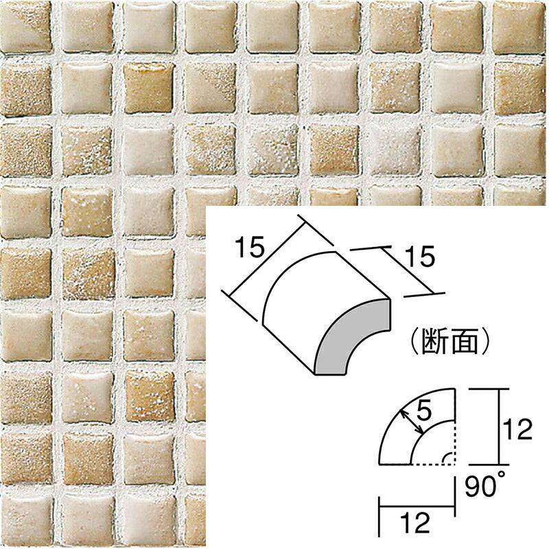 名古屋モザイク  コスミオン 外竹割 [紙貼り]  COS-TW-18［シート］