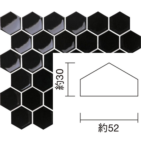 名古屋モザイク  デスポート 　DES-200WB[枚]　　  30×52半マスB（カット）