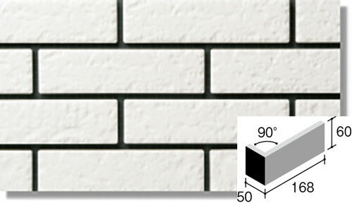 ニッタイ工業株式会社  外装壁タイル  GSQ-60M ジオスケープ(接着剤張り工法)  標準曲り(接着)