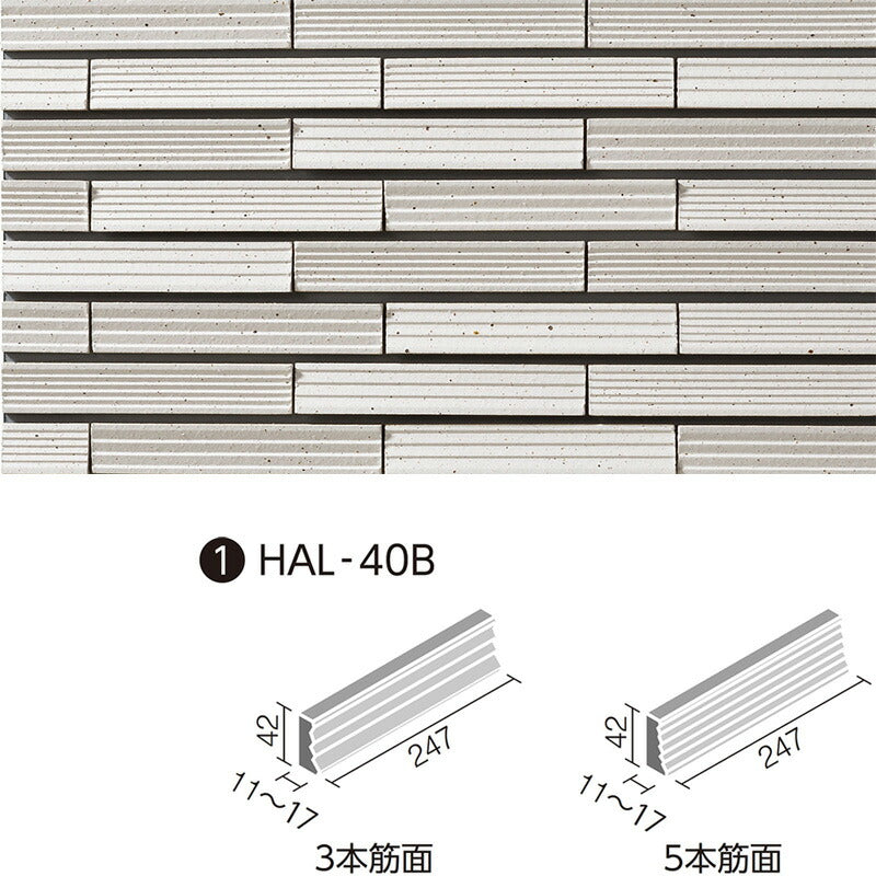 陶洛壁(とうらくへき) LIXIL  ボーダー  HAL-40B/TRH-1