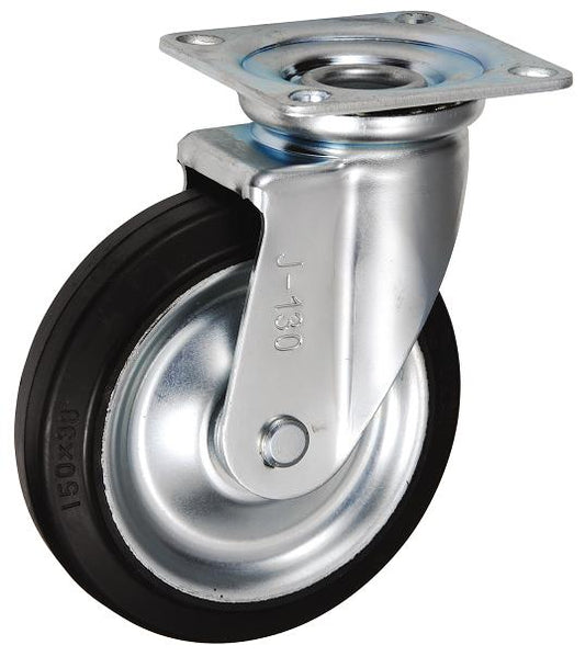 岐阜産研工業(ウカイ)  HJタイプ 中荷重用旋回キャスター サイズ150mm  HJ-150