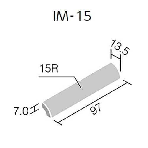 インテリアモザイク 美釉彩 中竹出丸  IM-15/BYA-●[バラ]