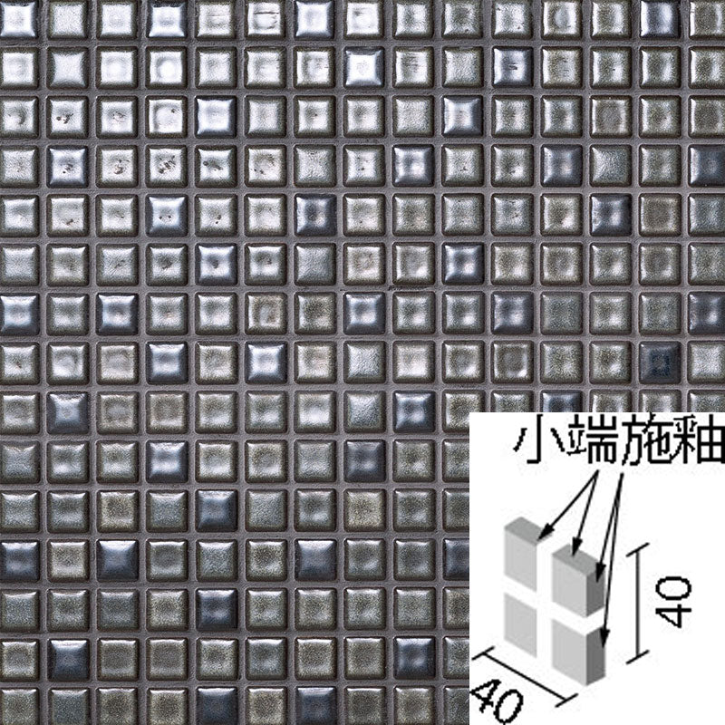 インテリアモザイク カレイドグレイズ  20mm角片面小端施釉ネット張り  IM-2065P1/KLG-3[シート]