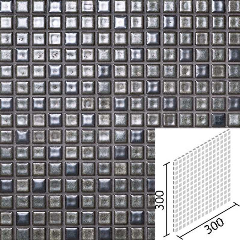 インテリアモザイク カレイドグレイズ  20mm角ネット張り  IM-20P1/KLG-3[シート]