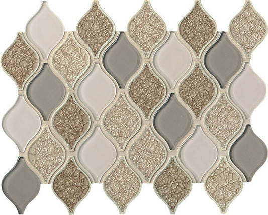 インテリアモザイク ミックスモザイクコロリート  異形状平ネット張り IM-R/CLR-3