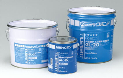 タイルメント  内装タイル用耐水型接着剤  GL-20/4kg缶 販売単位：ケース（6缶入）