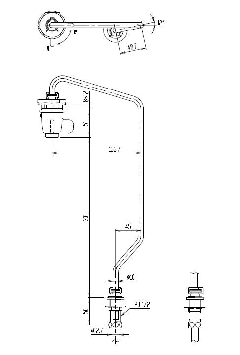 水栓部品 レバー式水栓部  LF-75L