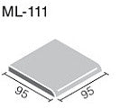 ミルルフロア 100mm角片面取  ML-111/○[バラ]