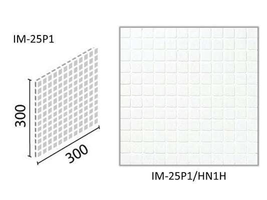 インテリアモザイク ハーニング 25mm角ネット張り  IM-25P1/HN1H-B［シート］