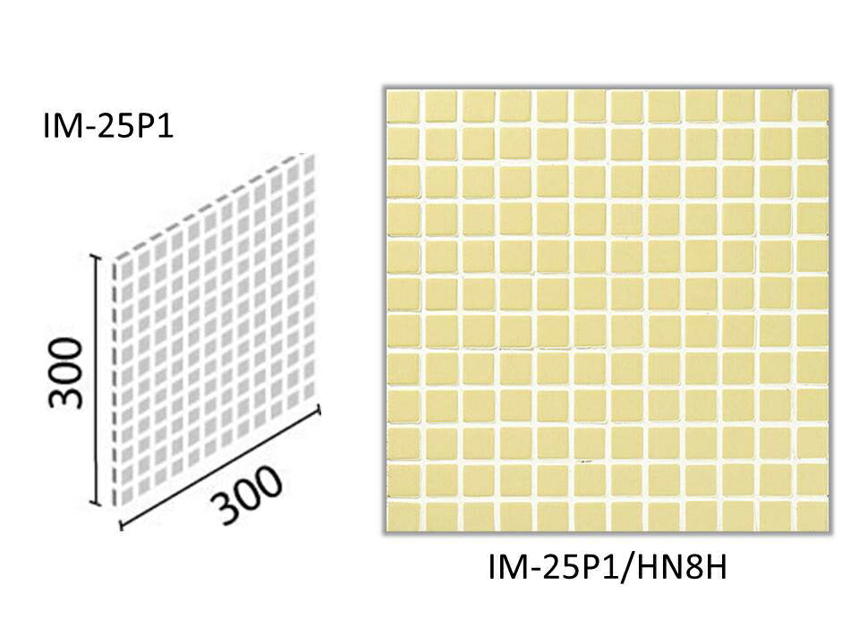 インテリアモザイク ハーニング 25mm角ネット張り  IM-25P1/HN8H