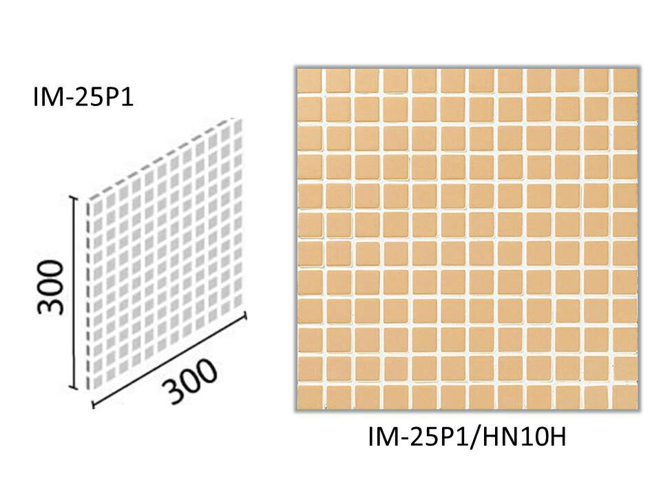 インテリアモザイク ハーニング 25mm角ネット張り  IM-25P1/HN10H