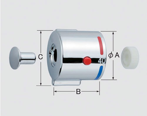 水栓部品  BF-2141T用温調ハンドル部  A-4681-1