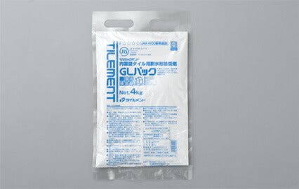 タイルメント  内装タイル用耐水型接着剤  GLパック(4kg)(4袋入り／ケース)