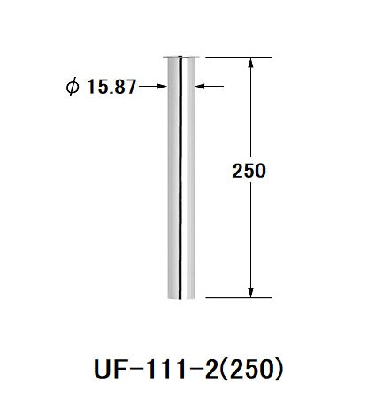 16mm小便水栓用直管(25cm)  UF-111-2(250)