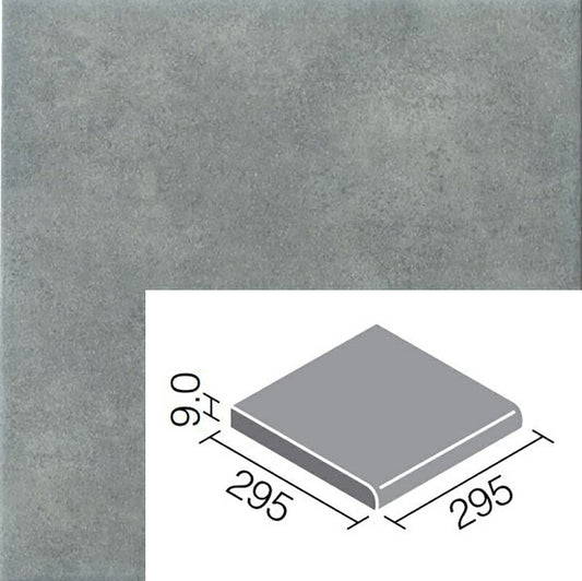 パセオ 300ｍｍ角段鼻  セメントタイプ (外装床タイル) IPF-311/PSO-BR5