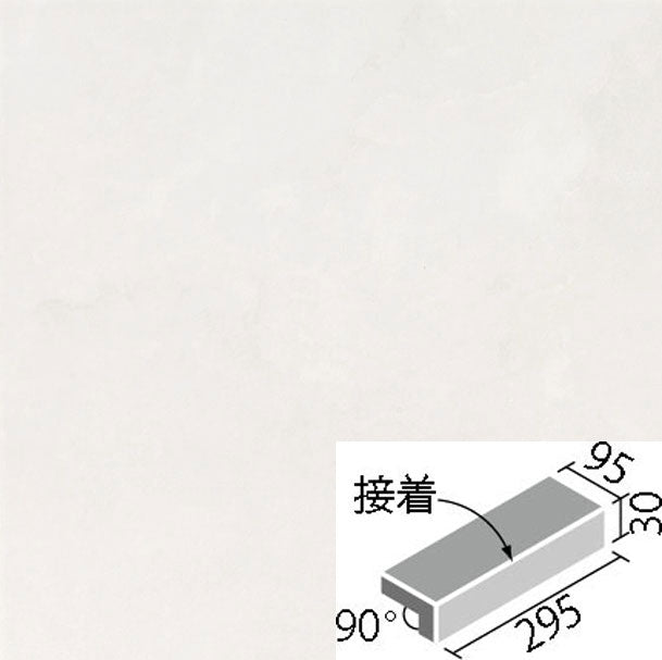 スタイルプラス ホワイトバーチ 300x100mm角垂れ付き段鼻(外床タイプ)(接着)  IPS-301N/WB-11