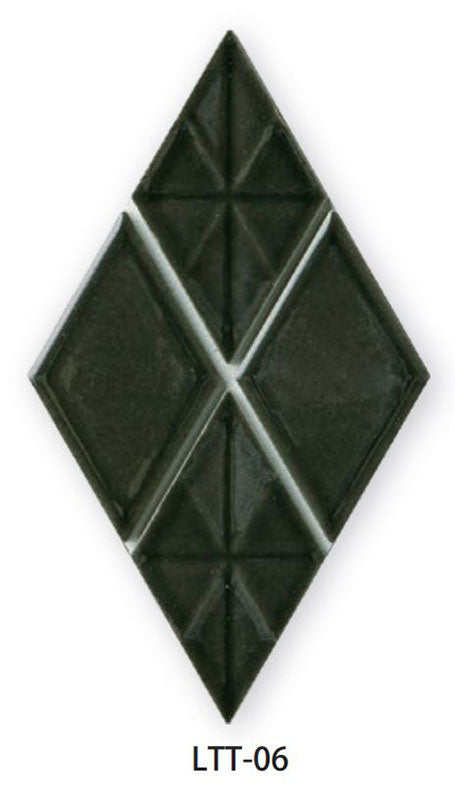 SWAN TILE｜TCic　ラティスプラッド　LTT-06［シート］　菱形平(表)紙張り[4×14粒]　内装壁タイル