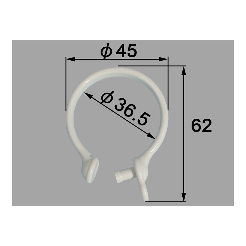 シャワーカーテン用リング(1個)  R2233