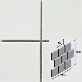 ニッタイ工業株式会社  内装壁タイル ユージュアル US-097/FR-70 平（97角）レンガユニット (18入)